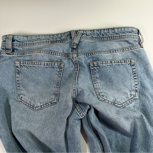 We The Free Light Blue Straight Leg Jeans - Picture 6 of 10